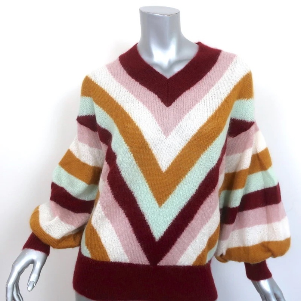 Zimmermann Fleeting Chevron Sweater